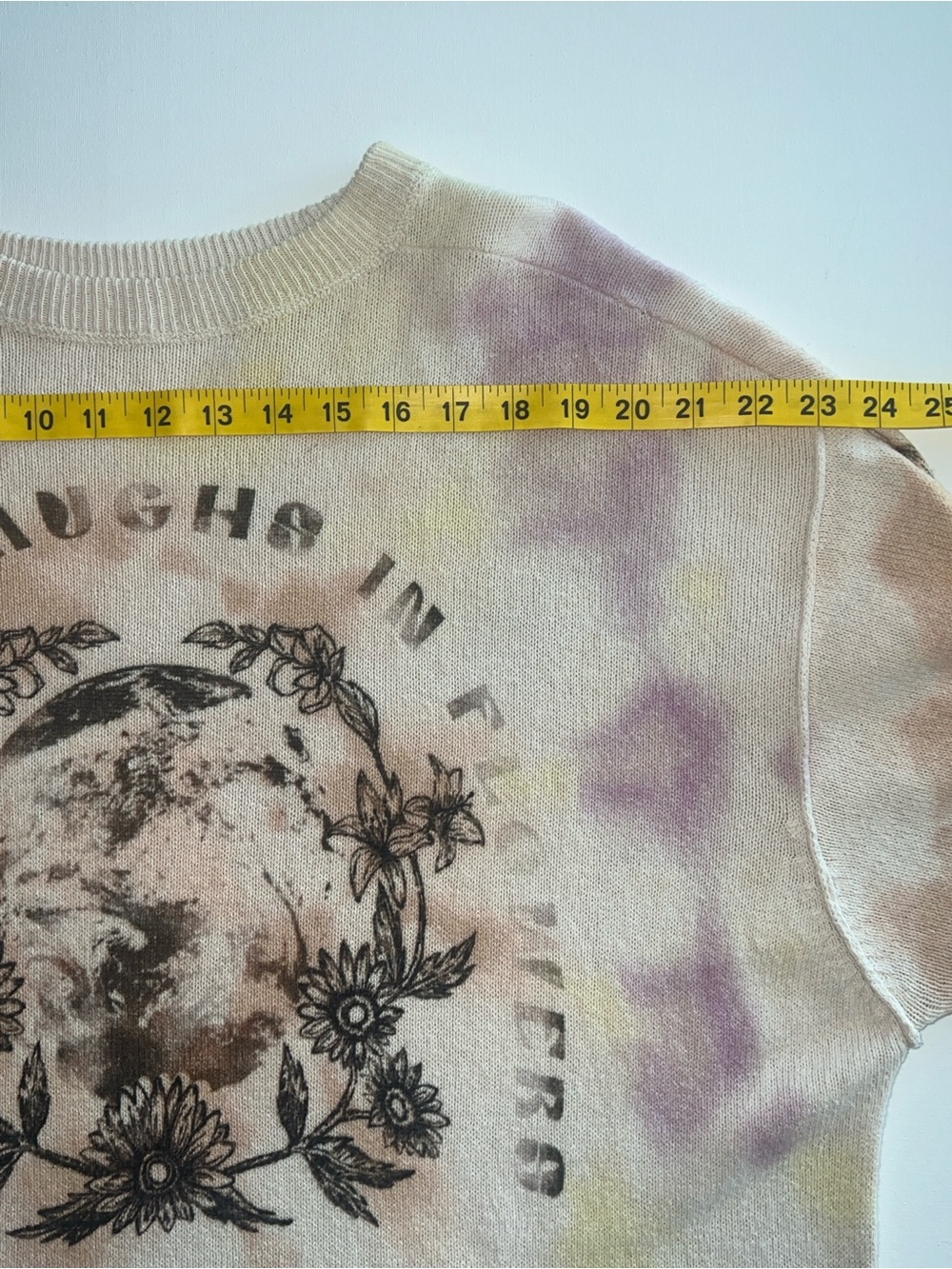 🆕 Free People Cosmos Graphic Pullover Field Of Flowers Combo XS Boho oversized - Picture 10 of 16
